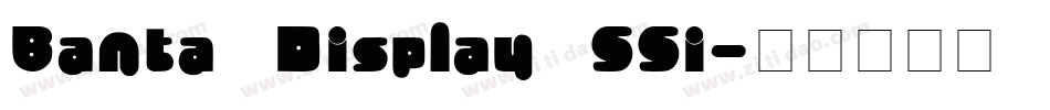 Banta Display SSi字体转换